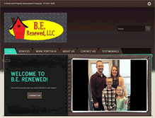 Tablet Screenshot of berenewedllc.com